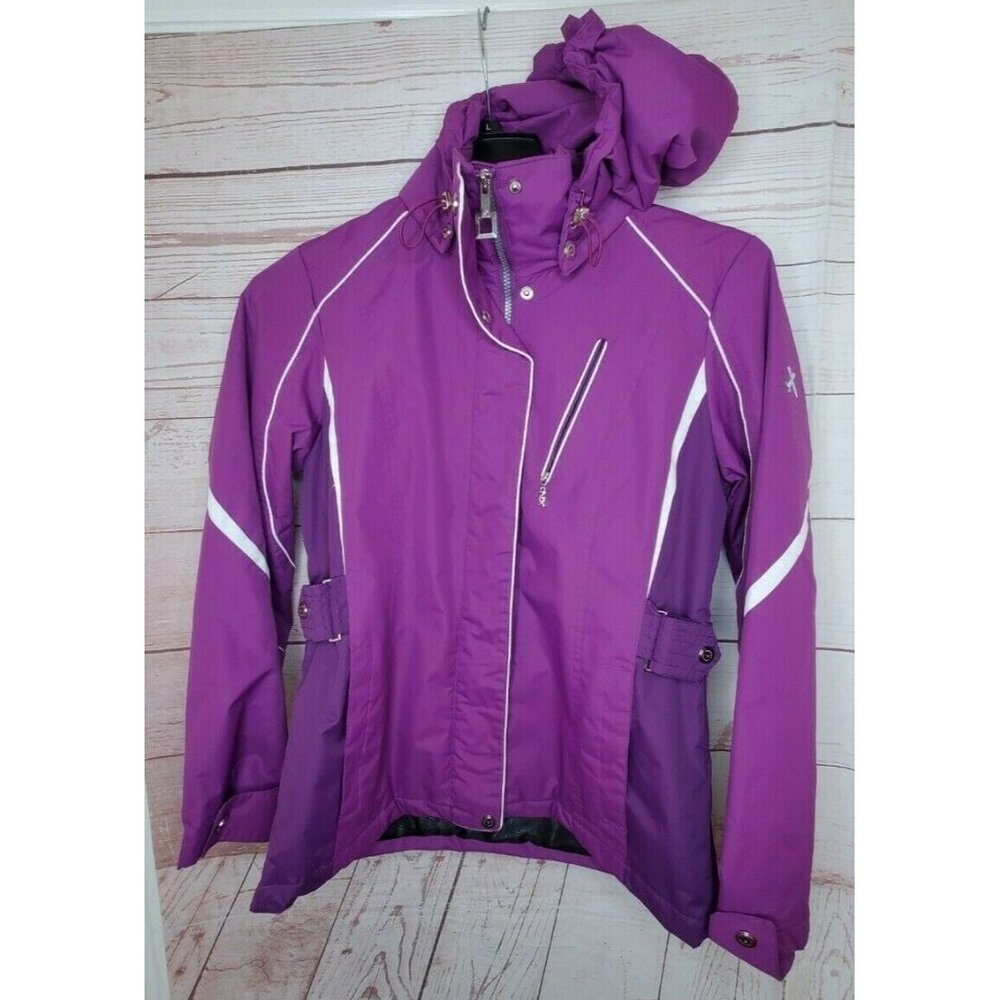Zero Xposur Performance Ski Jacket/Detachable Hood/Women’s Small Purple